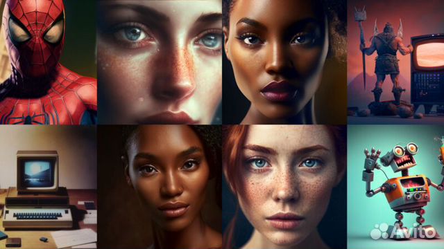 Нейросеть Midjourney, Миджорни, Миджорней