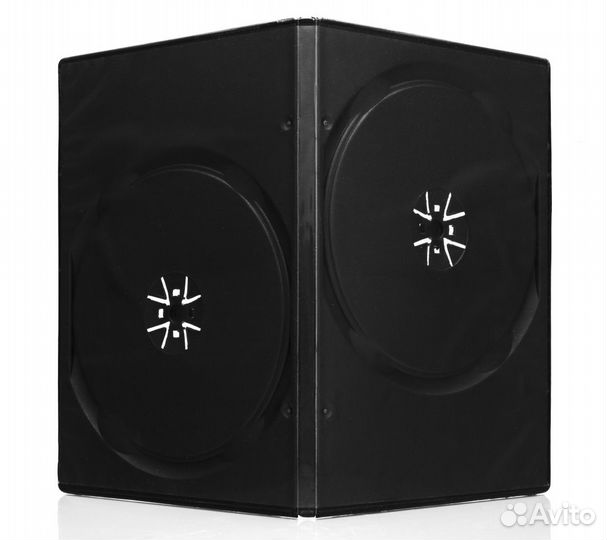 Коробка DVD Box 2 диска, 8мм (slim), чёрный