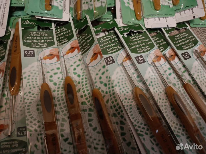 Крючок для вязания clover Soft Touch