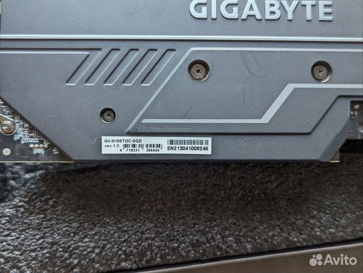 Видеокарта Gigabyte GeForce GTX 1660 ti 6gb