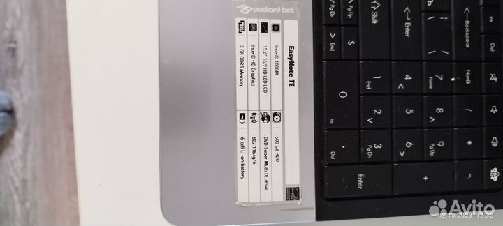 Ноутбук packard Bell
