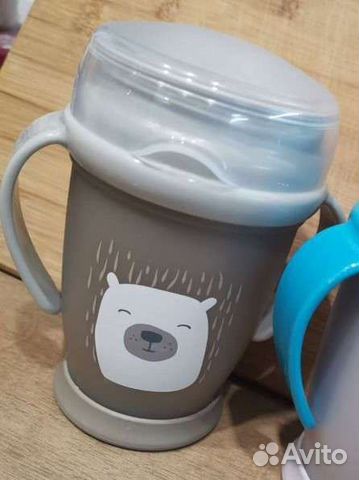 Поильник стакан непроливайка новый lovi avent дино