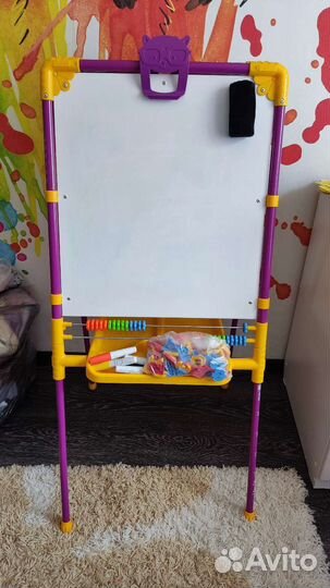 Мольберт детский двухсторонний