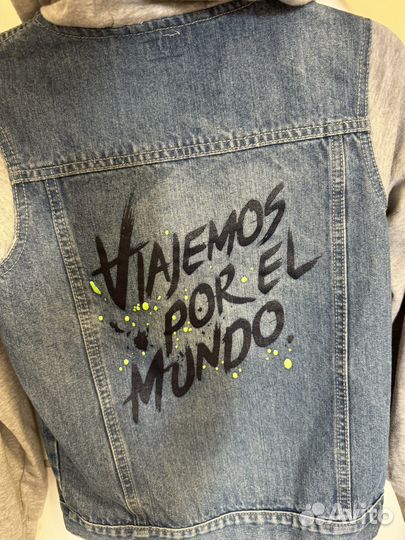 Джинсовка на кнопках 