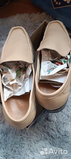 Мокасины мужские 43 размер натуральная кожа