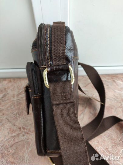 Сумка мужская натуральная кожа