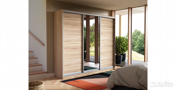 Трехдверный шкаф-купе «Экспресс Медиум»