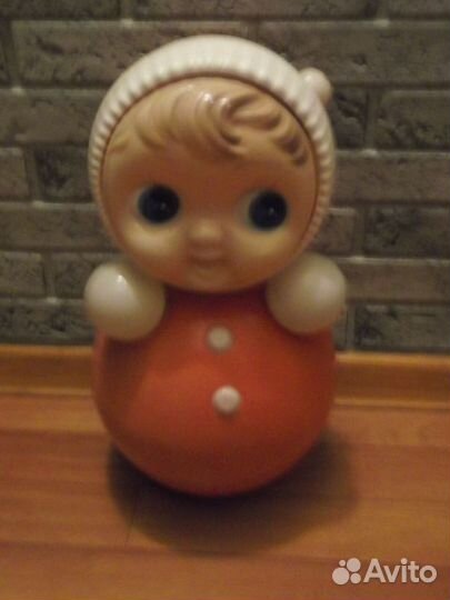 Неваляшка СССР 40 см музыкальная