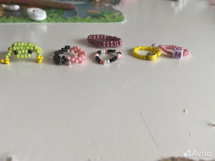 Колечки из бисера