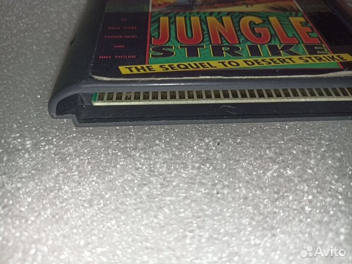 Катридж sega Jungle Strike the sequel to desert