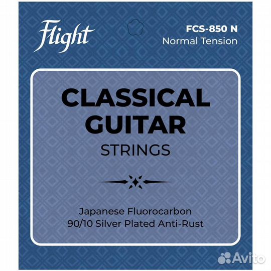 Струны для классической гитары flight FCS-850 N