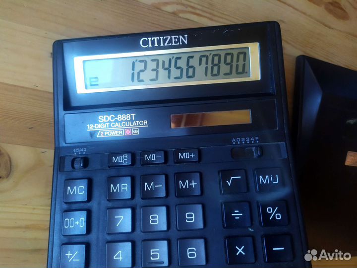 Настольный калькулятор Citizen, оригинал