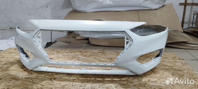 Бампер передний Hyundai Solaris 2017-2020 под цвет