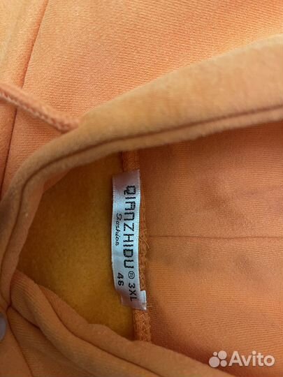 Толстовка/худи теплый 100% хлопок