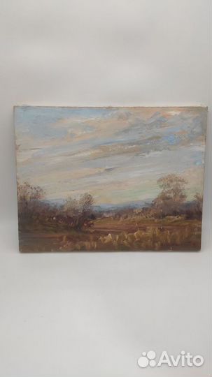 Картина Винтажная Охота на лис холста масло сер. X