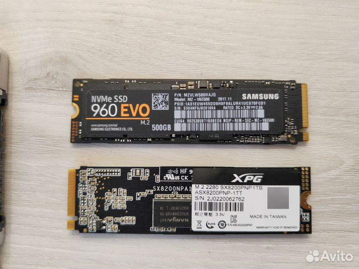 Жесткие диски и SSD 500gb\2Tb\4Tb\10Tb