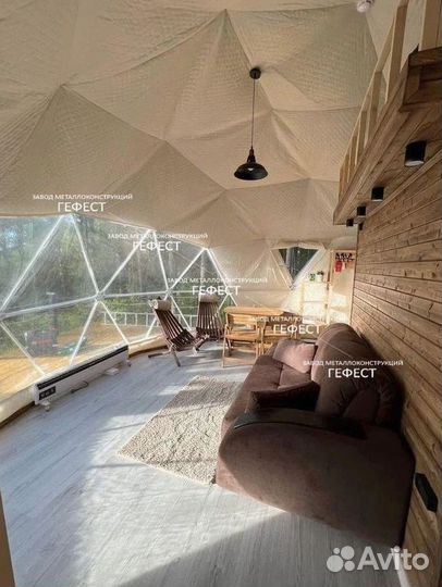 Шатер купольный для ресторанов и кафе