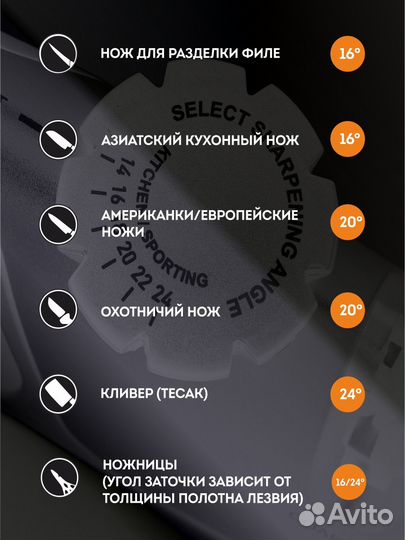 Точилка ножей и ножниц ручная для дома и кухни