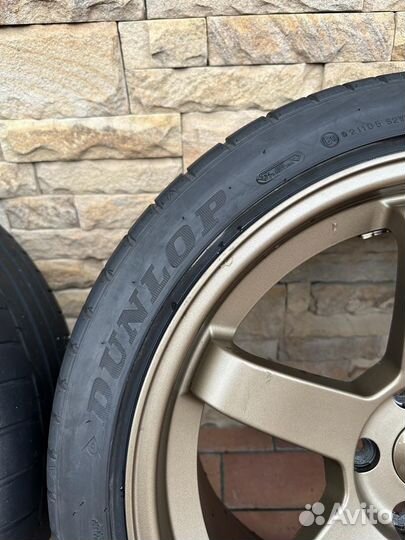 Диски Volk te37 + Dunlop Sport