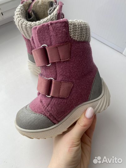 Зимние сапоги валенки Котофей для девочки 2 года