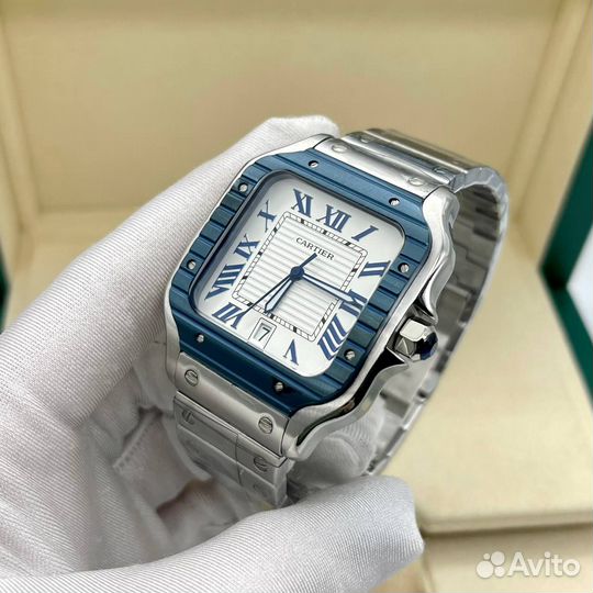 Часы Cartier Santos steel