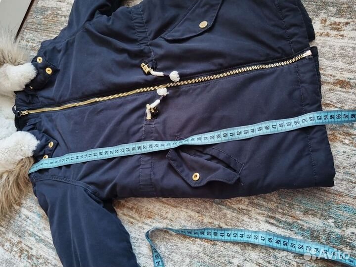Утеплённая парка для девочки 122 H&M