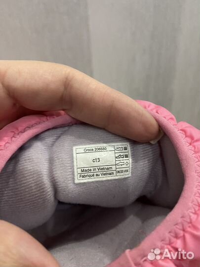 Crocs сапоги для девочки