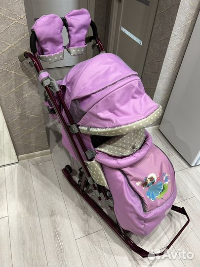 Коляска санки ника