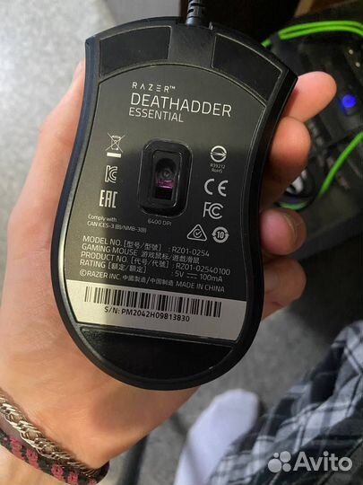 Игровая мышь razer deathadder essential