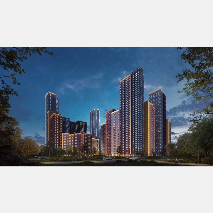 2-к. квартира, 76,6 м², 22/22 эт.