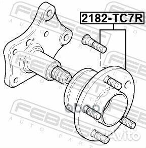 К-кт подшипника ступ. зад. Ford Transit Connect