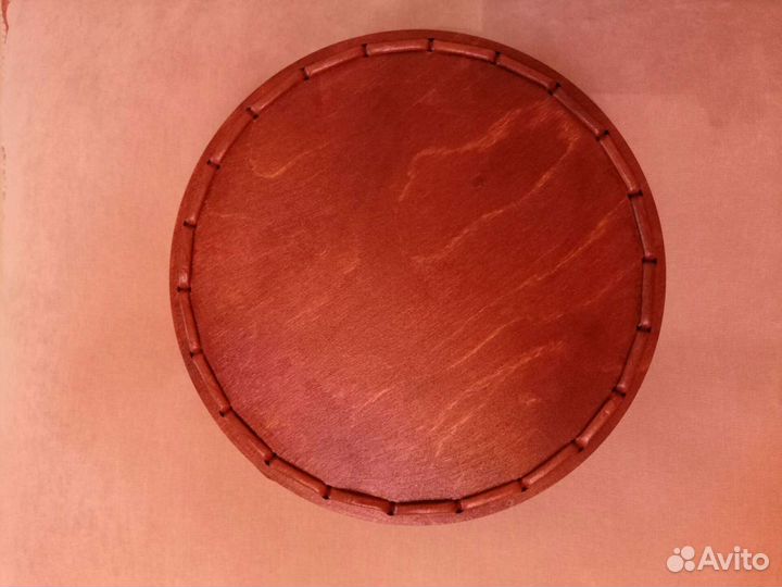 Корзина плетёная круглая новая