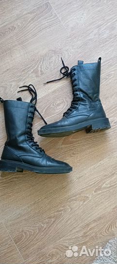 Ботинки берцы натуральная кожа