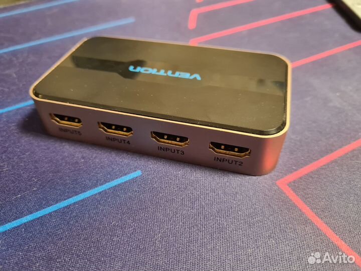 Vention hdmi switch Свитч 5 в 1