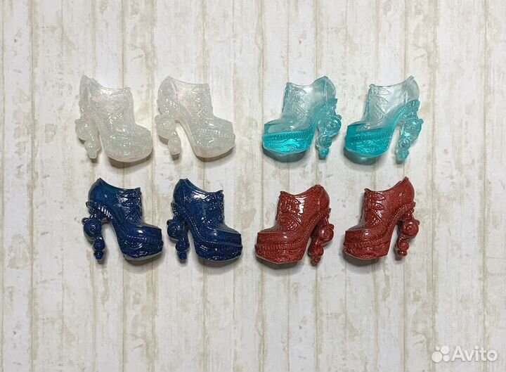 Обувь монстр хай из эпоксидной смолы, твайла