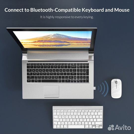 Новый 5.0 USB Bluetooth адаптер orico BTA-508-WH