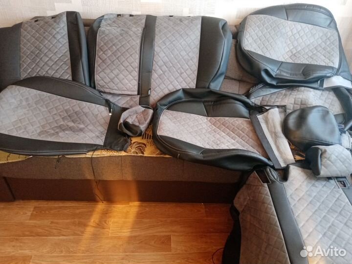 Автомобильные чехлы из алькантары