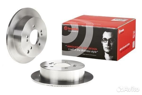 Диск тормозной задний Brembo, 08A44610