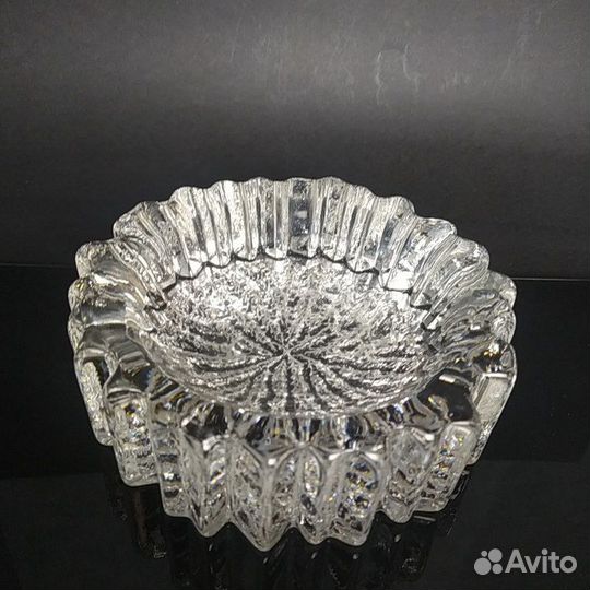 Ваза/Пепельница. Hadeland Glassverk.Норвегия.1970