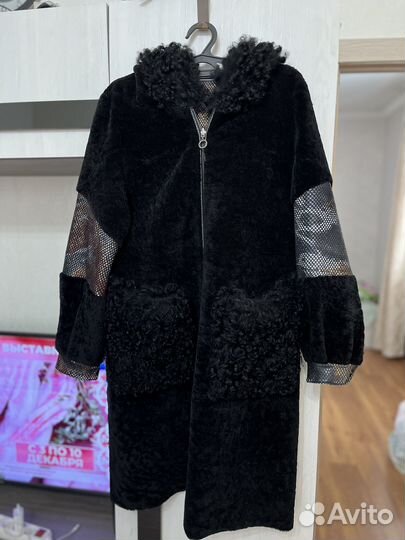 Дубленка натуральная женская двусторонняя