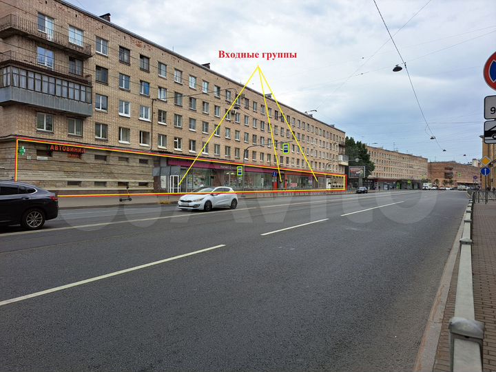 Торговая площадь 400- 1205 м²