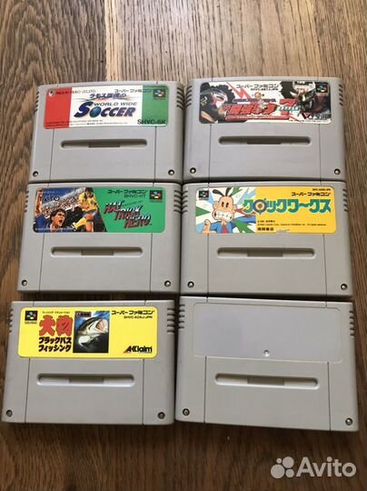 Картриджи super famicom, snes, sfc