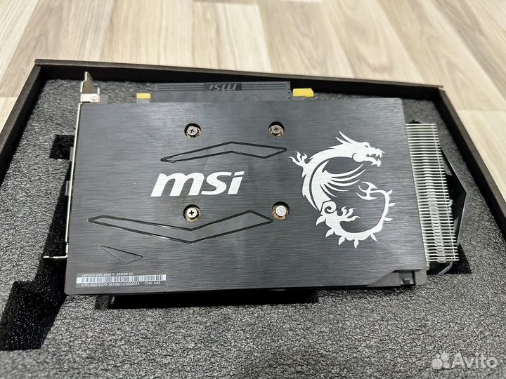 Видеокарта MSI GeForce GTX 1660 Ti armor