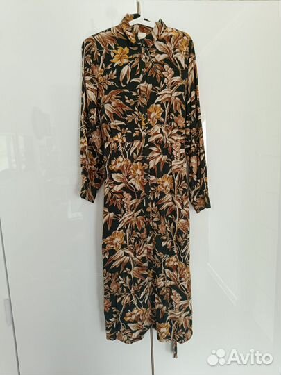 Платье макси H&M р.48