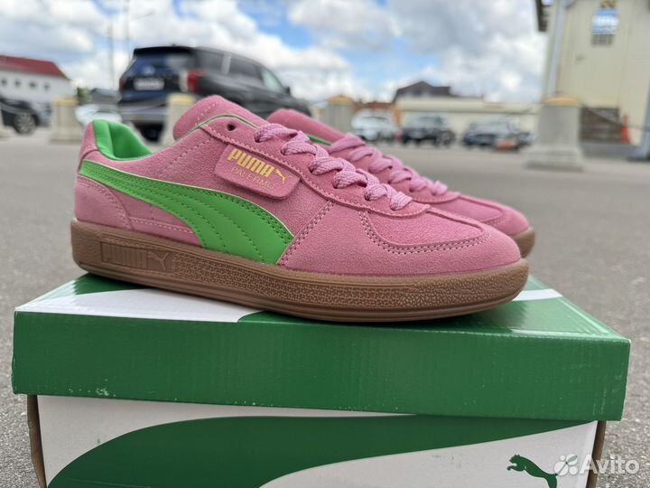 Кроссовки Puma palermo Leather розовый