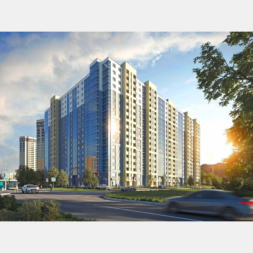 Квартира-студия, 25,6 м², 10/19 эт.