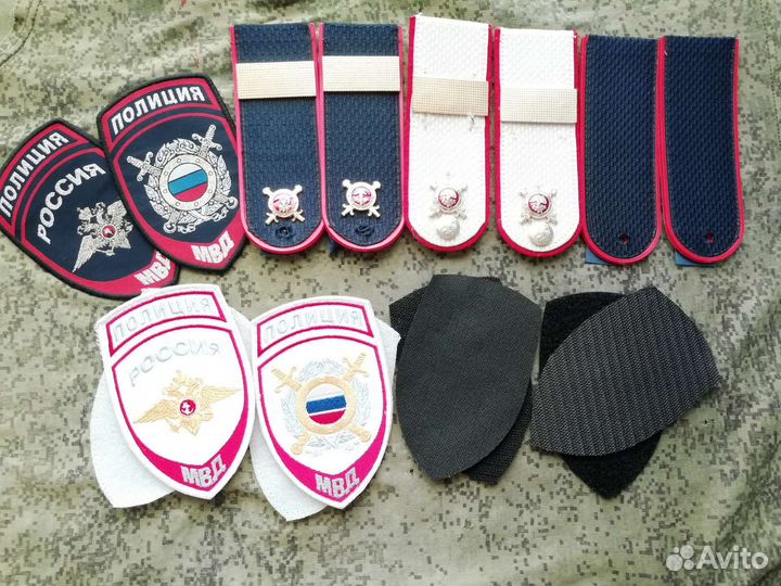 Шевроны, погоны полиция