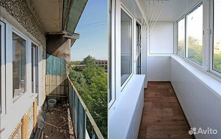 Остекление и отделка балконов и лоджий