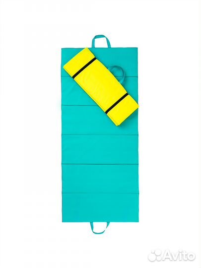 Спортивный коврик пыле-влагостойкий с ручками