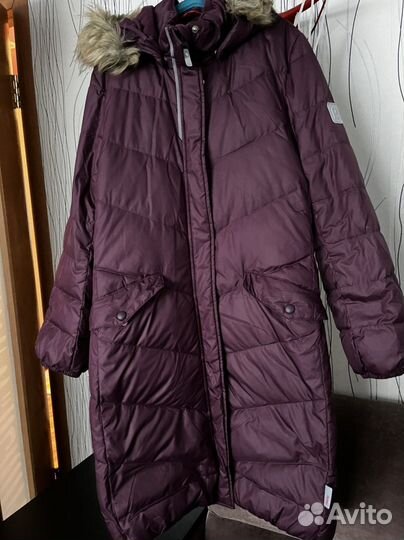 Пуховик для девочки 152+6